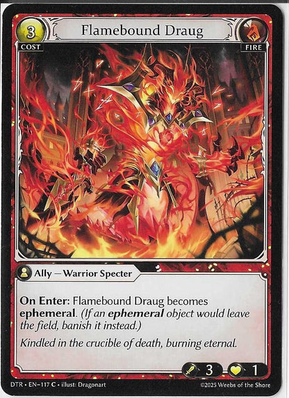 Grand Archive Distorted Reflections - DTR-EN-117 C Flameboud Draug NM