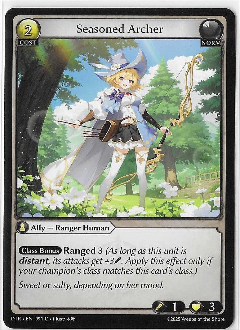 Grand Archive Distorted Reflections - DTR-EN-091 C - Seasoned Archer NM