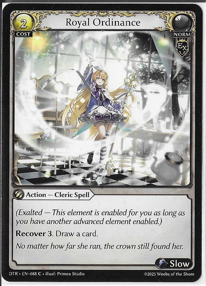 Grand Archive Distorted Reflections - DTR-EN-088 C Royal Ordinance NM