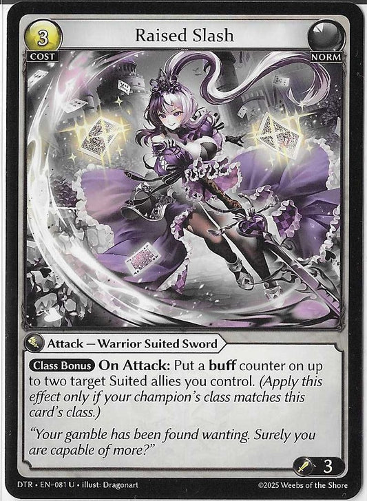 Grand Archive Distorted Reflections - DTR-EN-081 U - Raised Slash NM