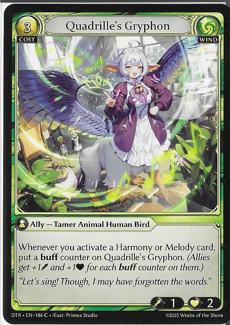 Grand Archive Distorted Reflections - DTR-EN-186 C - Quadrille’s Gryphon NM