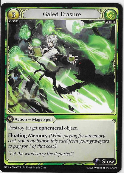 Grand Archive Distorted Reflections - DTR-EN-178 U - Galed Erasure NM