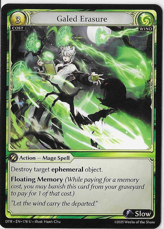 Grand Archive Distorted Reflections - DTR-EN-178 U - Galed Erasure NM