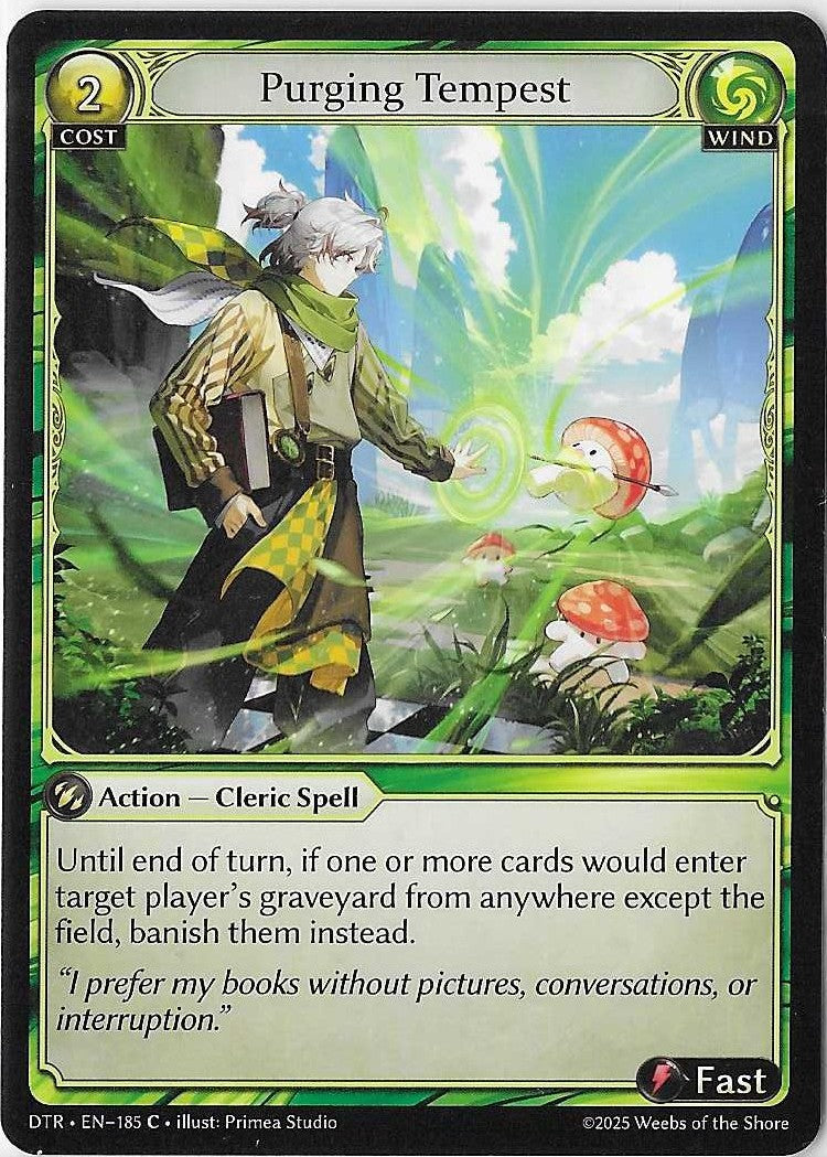 Grand Archive Distorted Reflections - DTR-EN-185 C - Purging Tempest NM