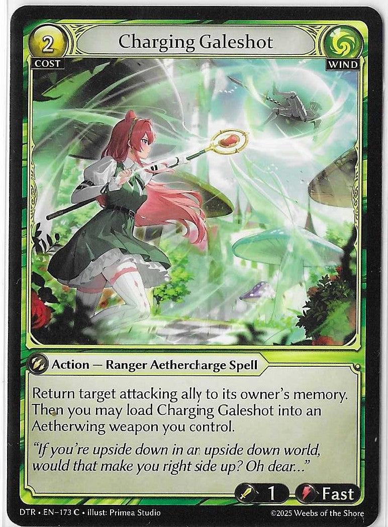 Grand Archive Distorted Reflections - DTR-EN-173 C - Charging Galeshot NM