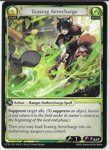 Grand Archive Distorted Reflections - DTR-EN-190 R - Teasing Aerocharge NM