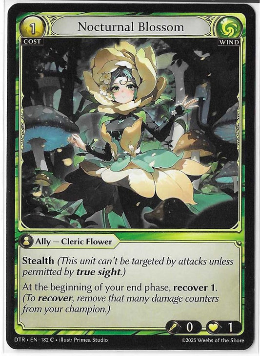 Grand Archive Distorted Reflections - DTR-EN-182 C - Nocturnal Blossom NM