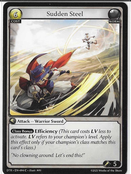 Grand Archive Distorted Reflection - DTR-EN-094 C - Sudden Steel NM