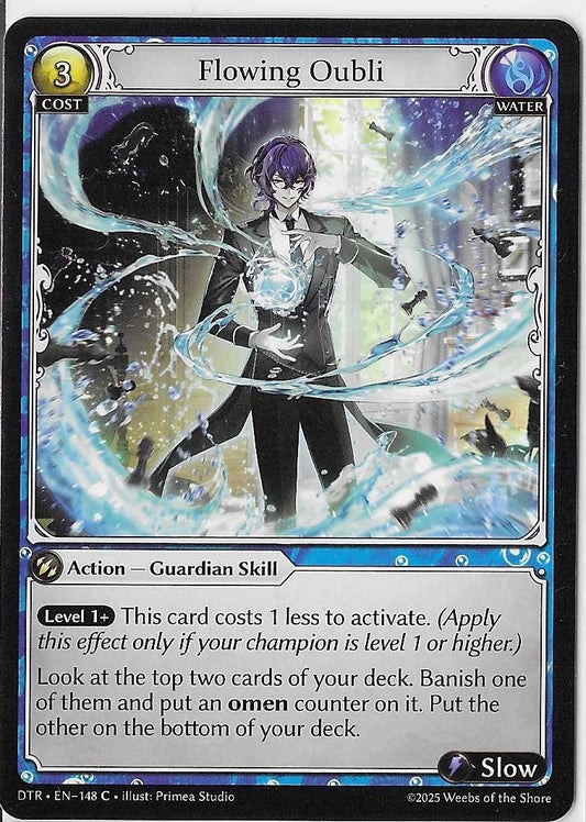 Grand Archive Distorted Reflections - DTR-EN-148 C - Flowing Oubli NM