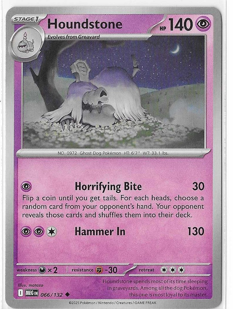 Pokémon Mega Evolution - Houndstone 066/132 NM