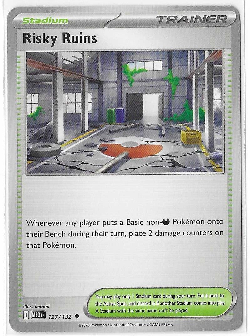 Pokémon Mega Evolution - Risky Ruins 127/132 NM