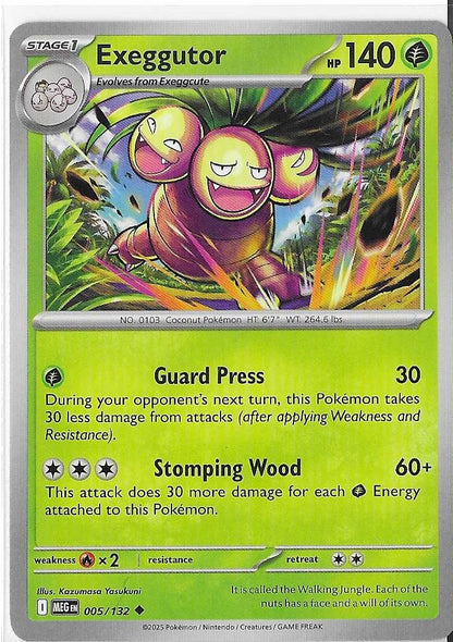 Pokémon Mega Evolution - Exeggutor 005/132 NM