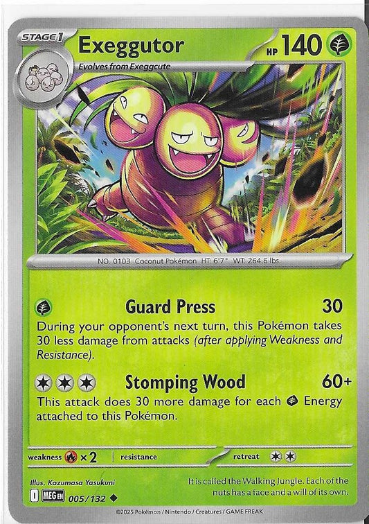 Pokémon Mega Evolution - Exeggutor 005/132 NM