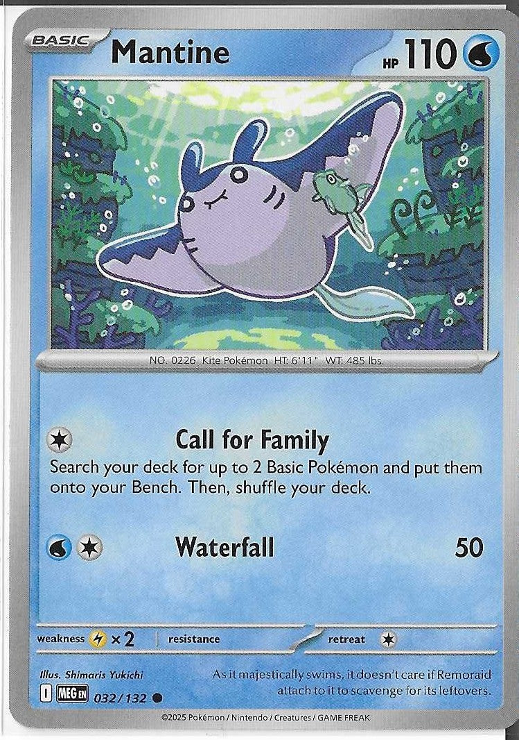 Pokémon Mega Evolution - Mantine 032/132 NM