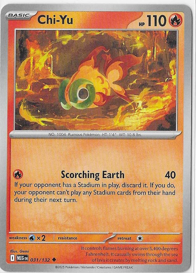 Pokémon Mega Evolution - Chi-Yu 031/132 NM