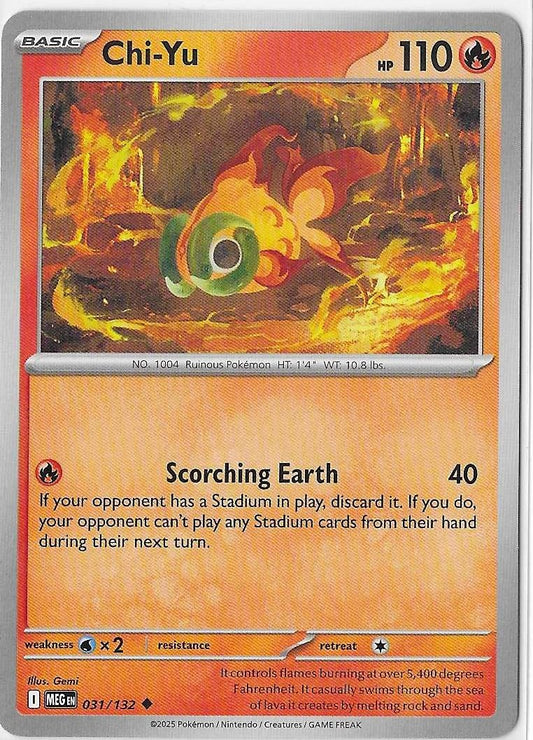 Pokémon Mega Evolution - Chi-Yu 031/132 NM