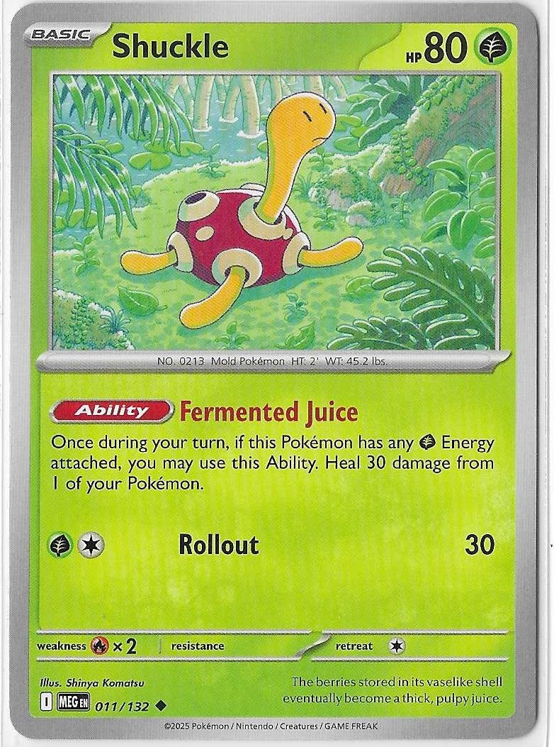 Pokémon Mega Evolution - Shuckle 011/132 NM