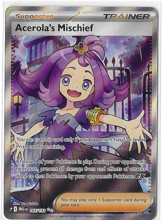 Pokémon Mega Evolution - Acerola’s Mischief 165/132 NM
