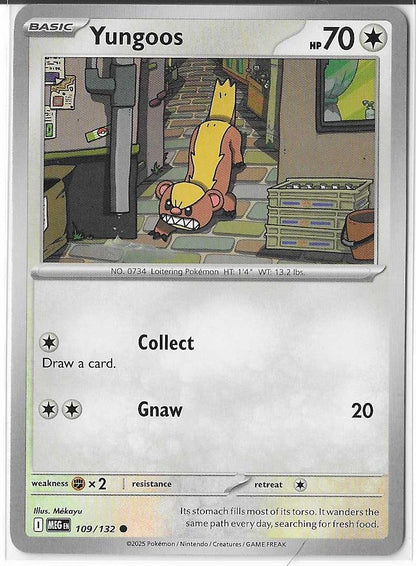 Pokémon Mega Evolution - Yungoos 109/132 NM