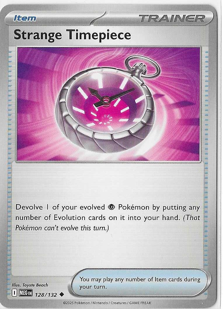 Pokémon Mega Evolution - Strange Timepiece 128/132 NM